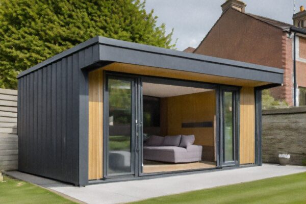 Large,Annexe,At,The,End,Of,Garden,Room,With,Flat